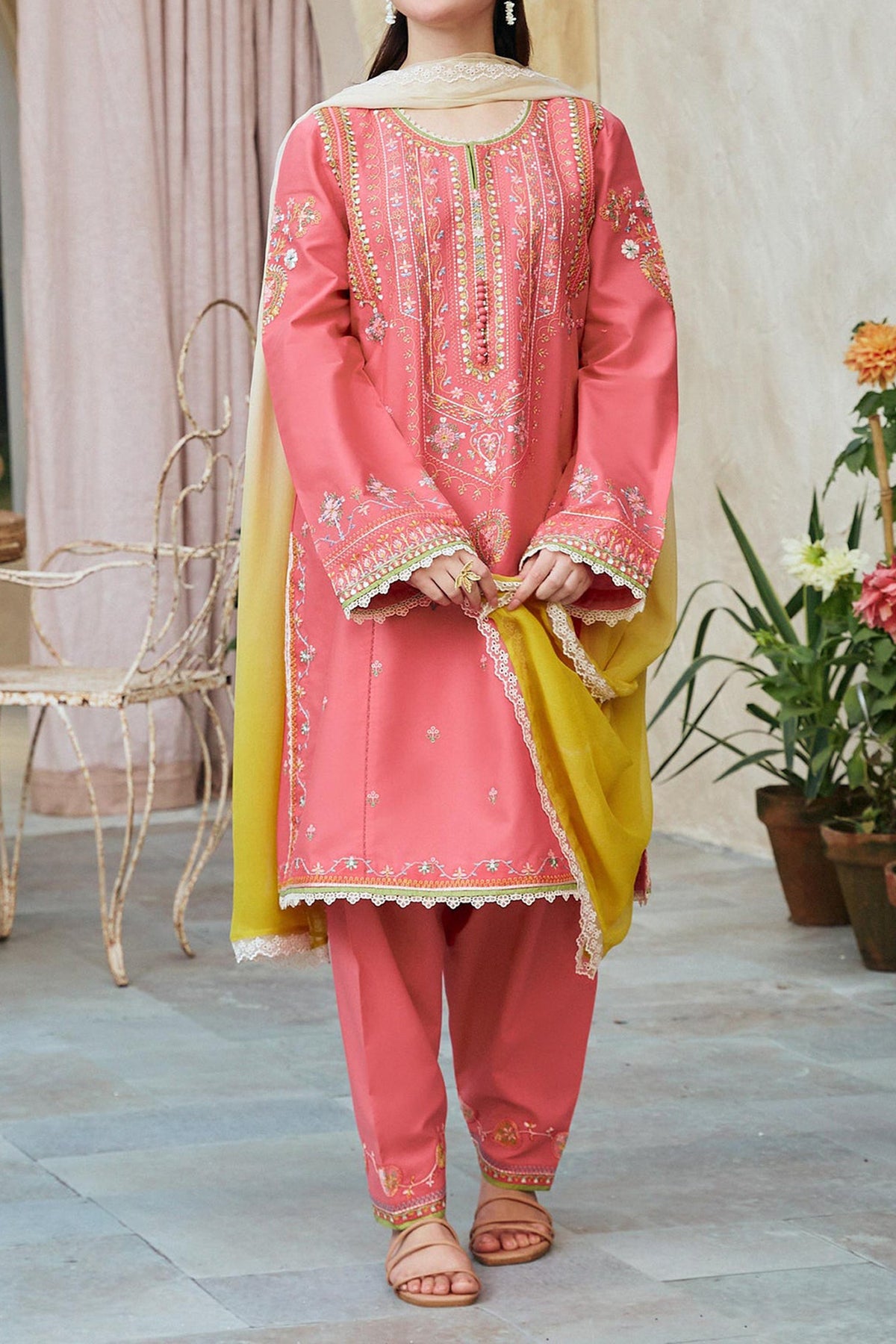 Coco by Zara Shahjahan Unstitched 3 Piece Lawn Collection'2024-02-B-Bano