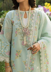 Floral Forest By Sardinia Unstitched 3 Piece Lawn Collection-Sky Petal