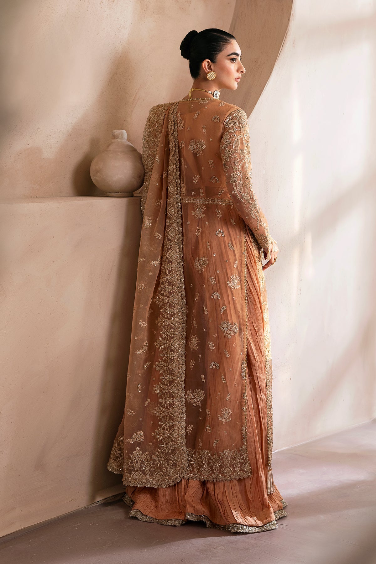 Clay & Coture by Emaan Adeel Unstitched 3 Piece Luxury Formals Collection CC-01-CAMELIA