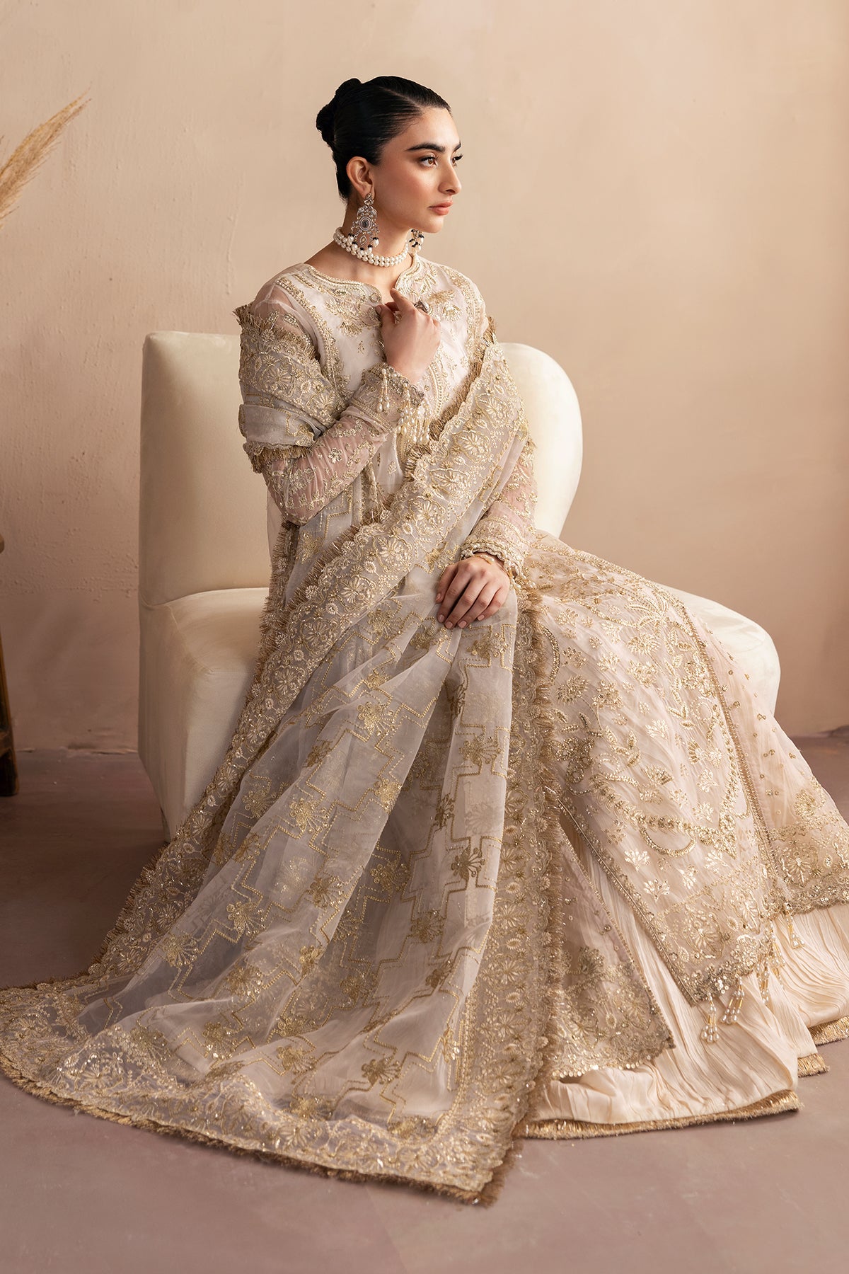 Clay & Coture by Emaan Adeel Unstitched 3 Piece Luxury Formals Collection CC-06-OPALINE