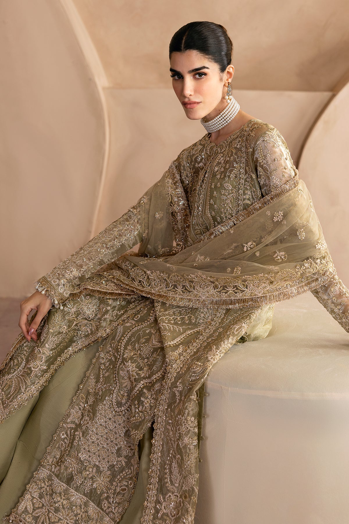 Clay & Coture by Emaan Adeel Unstitched 3 Piece Luxury Formals Collection CC-05-LUSTRE