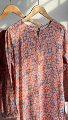 Amna Ali Nawaz Stitched Co Ord  Suit-PNK001