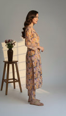 Amna Ali Nawaz Stitched 2 Piece Khaddar Suit-KSKF002