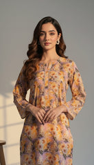 Amna Ali Nawaz Stitched 2 Piece Khaddar Suit-KSKF002