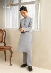 Ethnic Rtw By Asim Jofa Kids Stitched 2 Piece Suit-Ajbkt-07