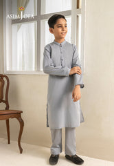 Ethnic Rtw By Asim Jofa Kids Stitched 2 Piece Suit-Ajbkt-07