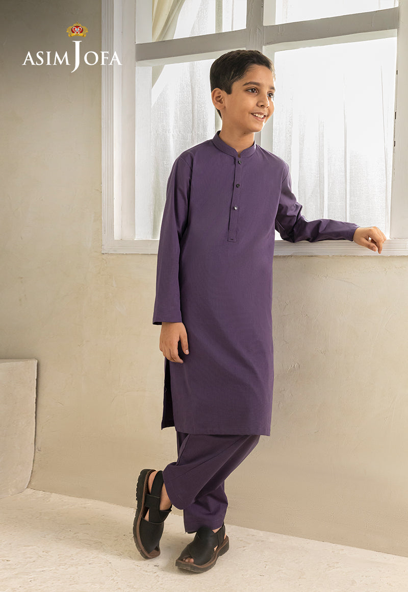 Ethnic Rtw By Asim Jofa Kids Stitched 2 Piece Collection'2025-Ajbsk-04