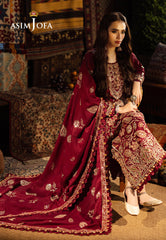 Asim Jofa Kashmiri Taanka - Embroidered Shawl collection Ajkt-08 Embroidered Self Twill 3 Pcs