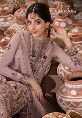 Asim Jofa Abresham '23 Ajab-06 Embroidered Lawn Silk 3 Pcs
