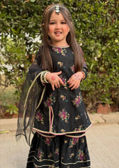 Modest Stitched 3 Piece Formals Kids Suit-Siyara