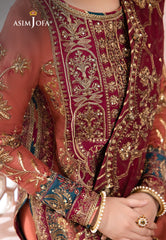 Asim Jofa Chandni '23 Ajcc-01 Designers Stitched Embroidered Raw Silk 3 Pcs