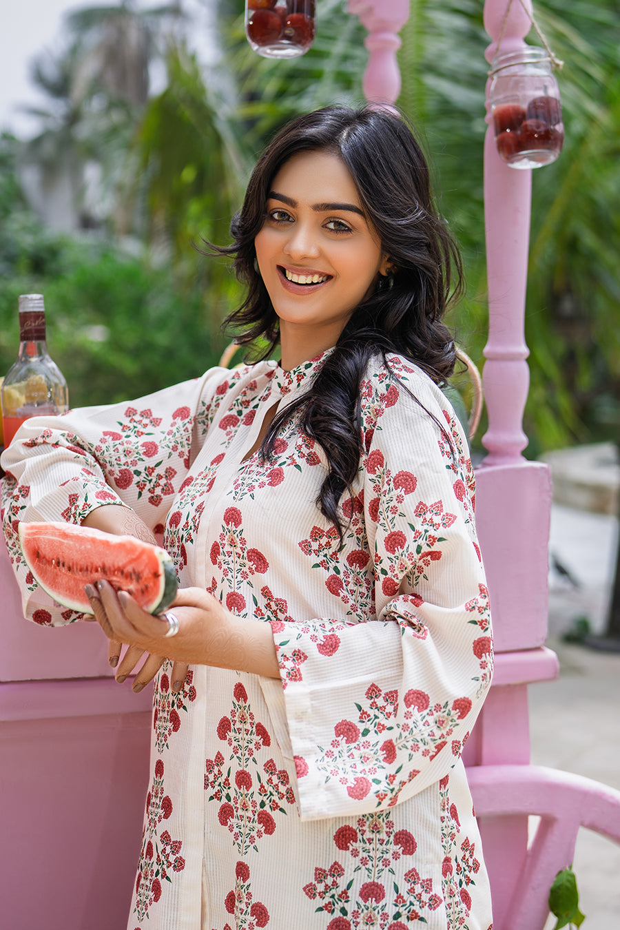 Sip N Style by Opole Stitched 2 Piece Summer Collection'2025-Lychee Fizz