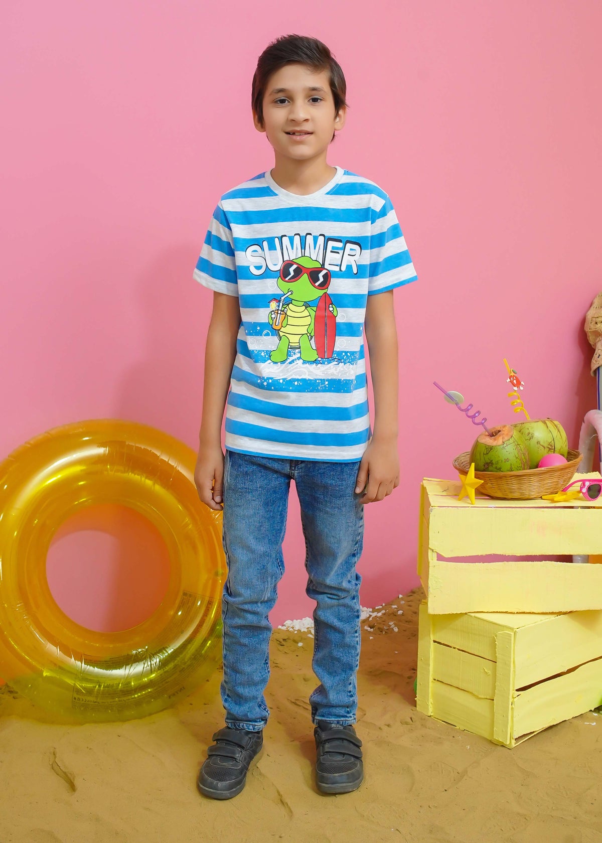 Modest Stitched Summer Kids Collection'2024-Summer Graphic Tee