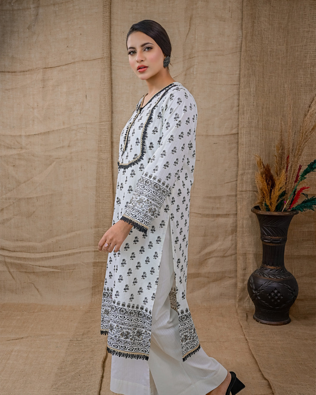 Ayla Studio Stitched Luxury Collection'2025-Assp-107 Dobby Spring 2Pcs