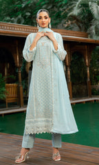 Morbagh By Shamooz Stitched 3 Piece Formals Collection'2025-Light Blue SEM-0840