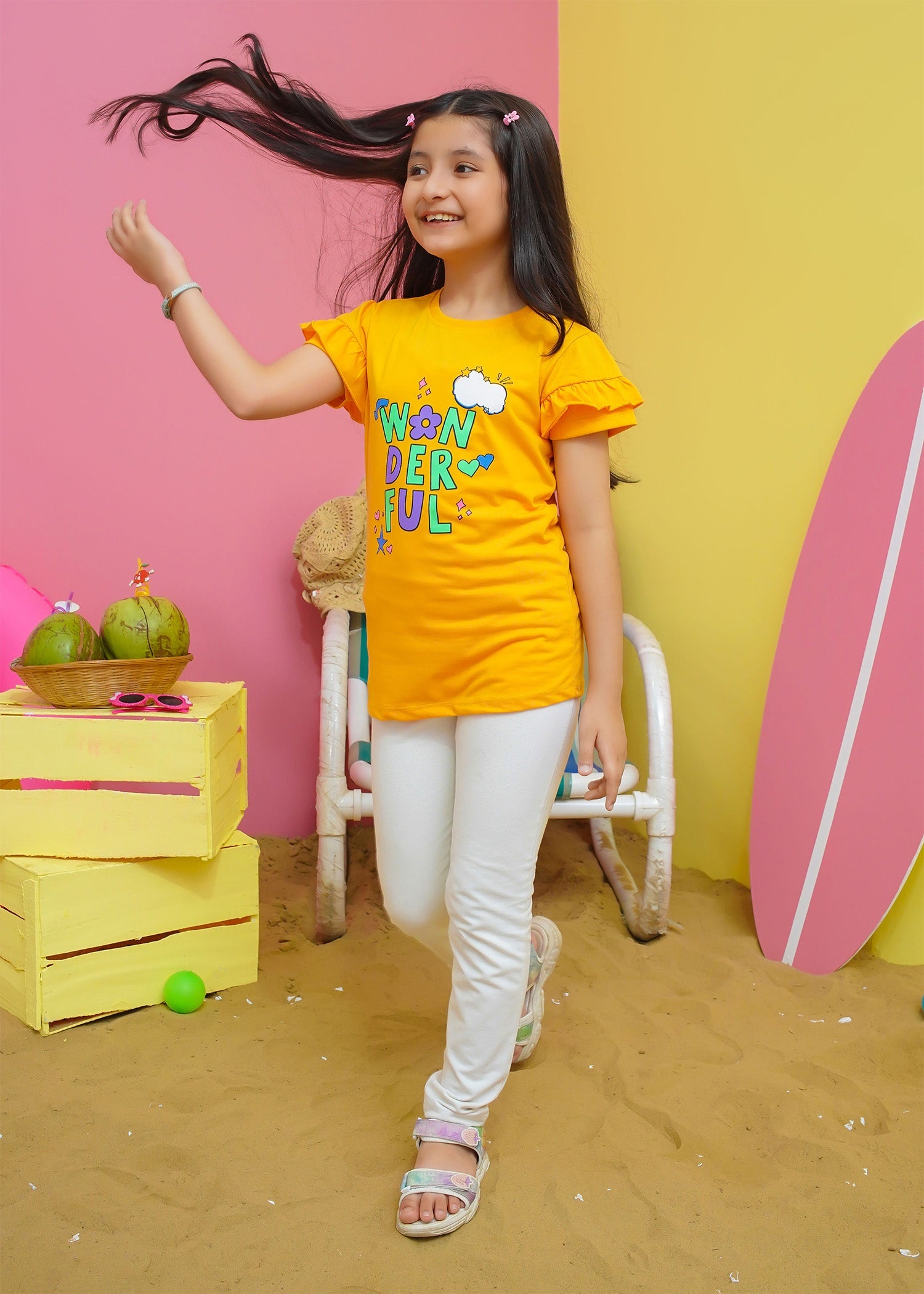 Modest Stitched Summer Kids Collection'2024-Wonderful Graphic Tee