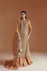 Celestique By Emaan Adeel Unstitched 3 Piece Wedding Formals Suit-EMBER