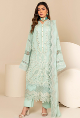 Flora By Humdum Unstitched 3 Piece Emb Lawn Collection'2024-FS-08