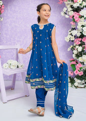 Modest Stitched 3 Piece Kids Festive Formals Edit-02 Collection'2024-Zooni