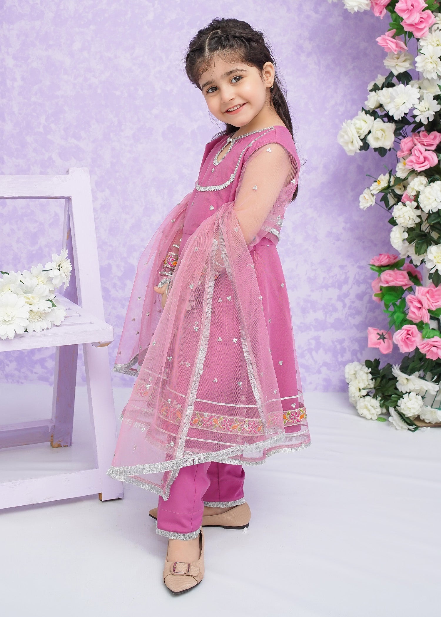 Modest Stitched 3 Piece Kids Festive Formals Edit-02 Collection'2024-Neena