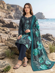 Dr Print 18 By Dr Haris Unstitched 3 Piece Lawn Suit-DPR-0156