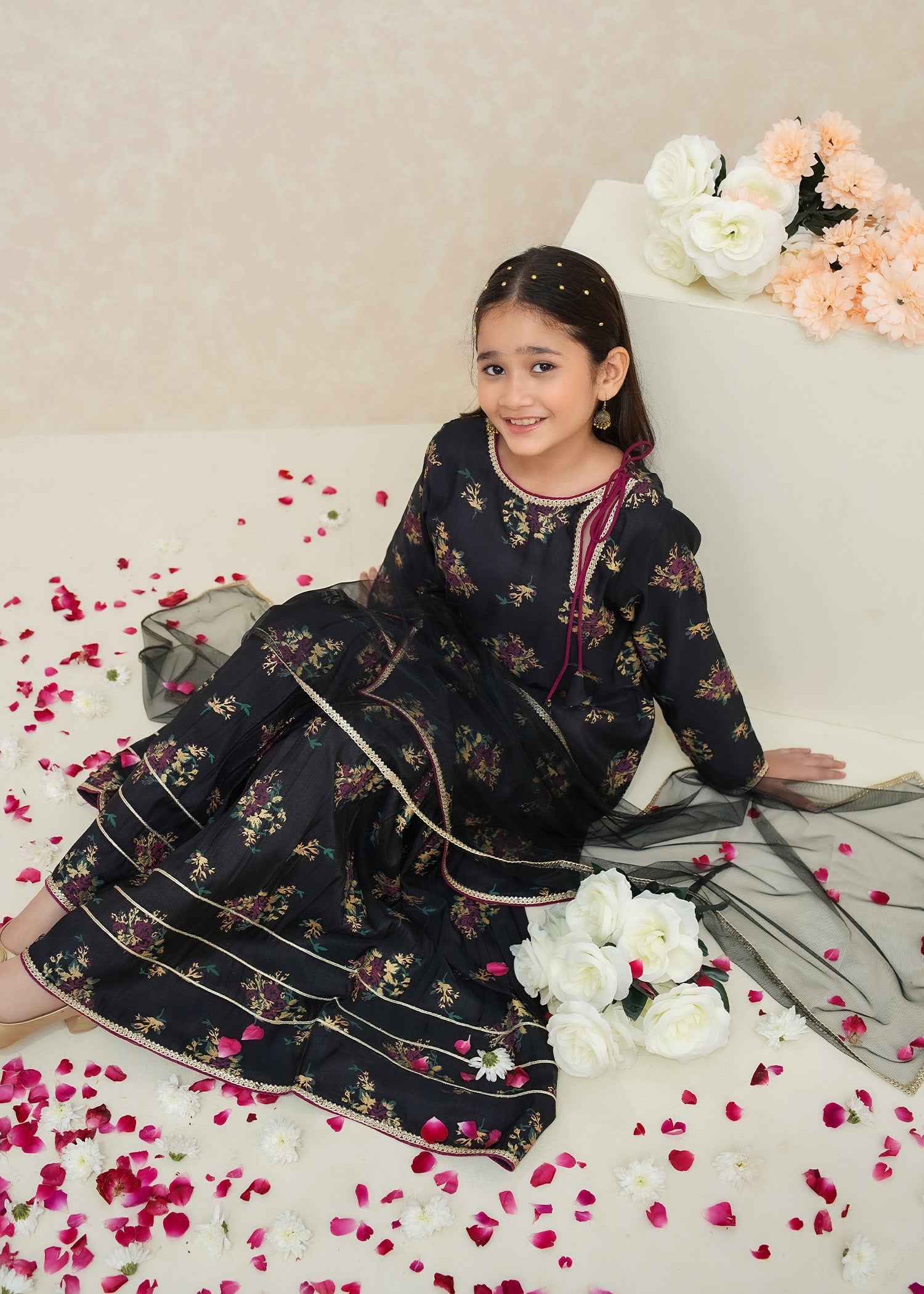 Modest Stitched 3 Piece Formals Kids Collection'2025-Siyara