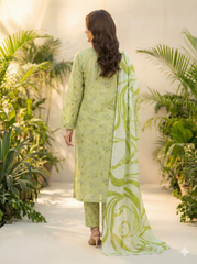 Dr Haris Unstitched 3 Piece Printed  Lawn Vol-03 Suit-DRP-022