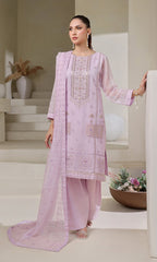 Shamooz Stitched 3 Piece Luxury Festive Eid Collection'2025-Lavender SE-012
