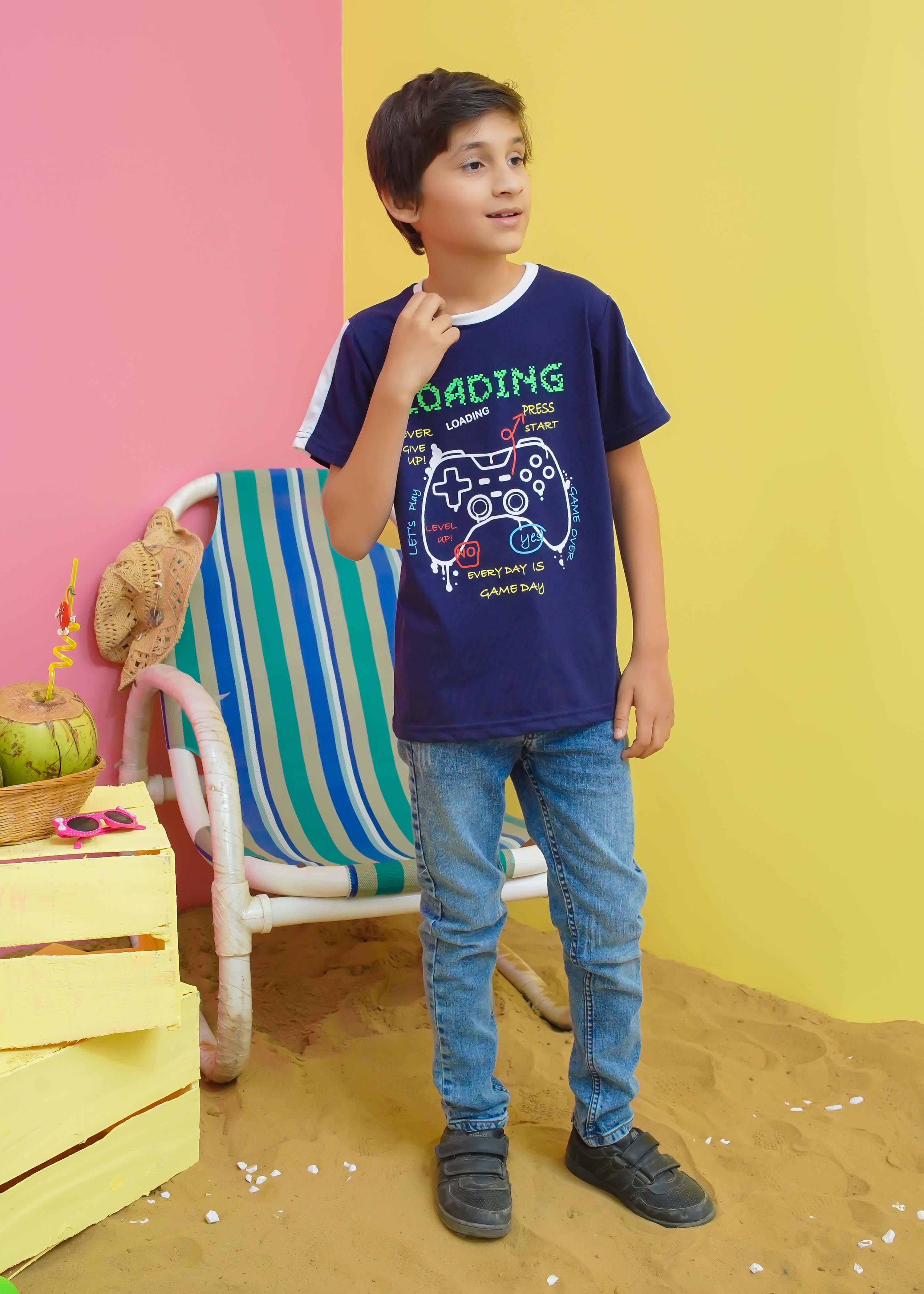 Modest Stitched Summer Kids Collection'2024-Game Pad Graphic Tee