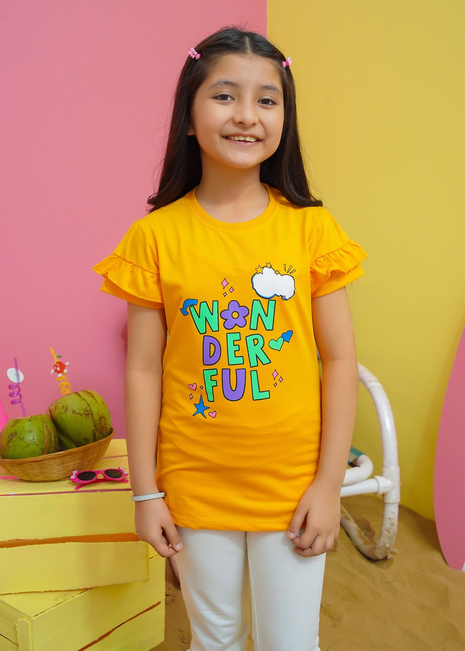 Modest Stitched Summer Kids Collection'2024-Wonderful Graphic Tee