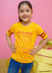 Modest Stitched Summer Kids Collection'2024-Girl Power Graphic Tee