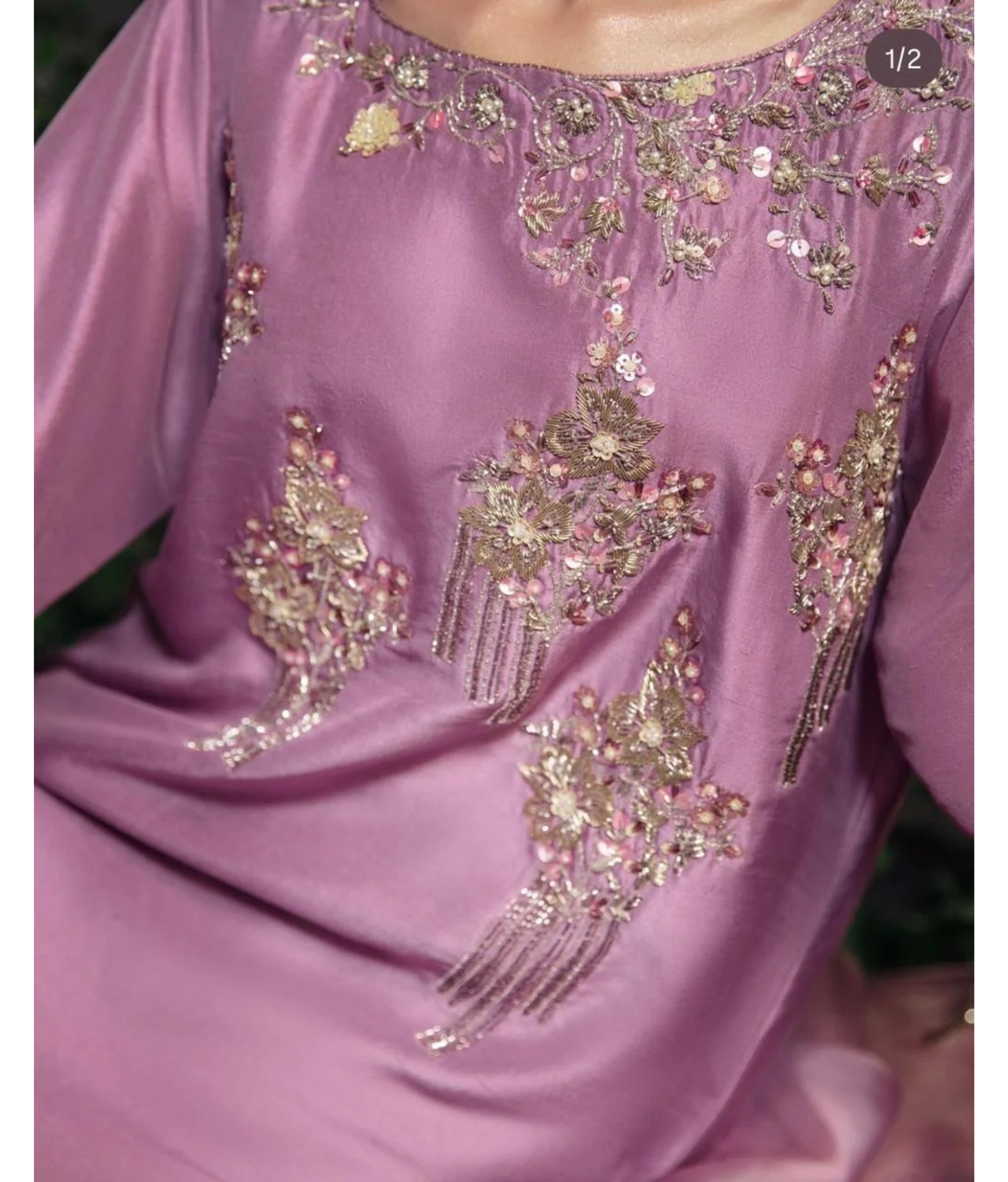Luna By Mariam Malik Stitched 2 Piece Luxe Silk Pret Collection'2025-LUNA- Luxury Pret'24  - 13