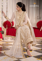 Asim Jofa Abresham '23 Ajab-21 Embroidered Chiffon 3 Pcs
