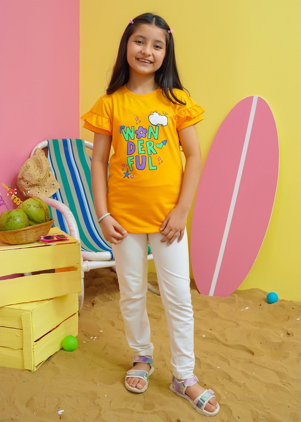 Modest Stitched Summer Kids Collection'2024-Wonderful Graphic Tee