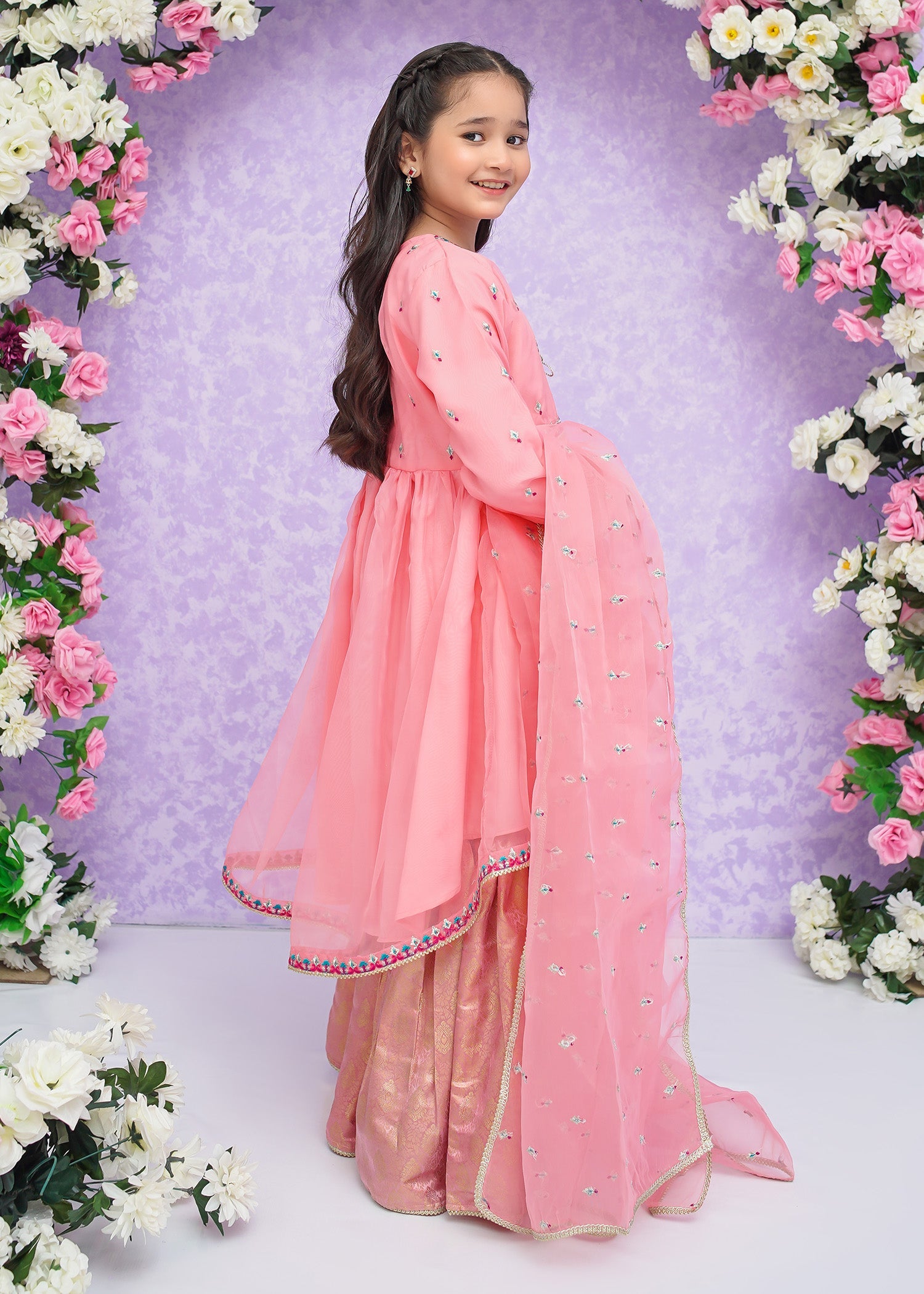 Modest Stitched 3 Piece Kids Festive Formals Edit-02 Collection'2024-Mah Hoor