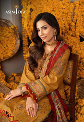 Asim Jofa Aira Summer Prints Ajar-28 Embroidered Jacquard 3 Pcs