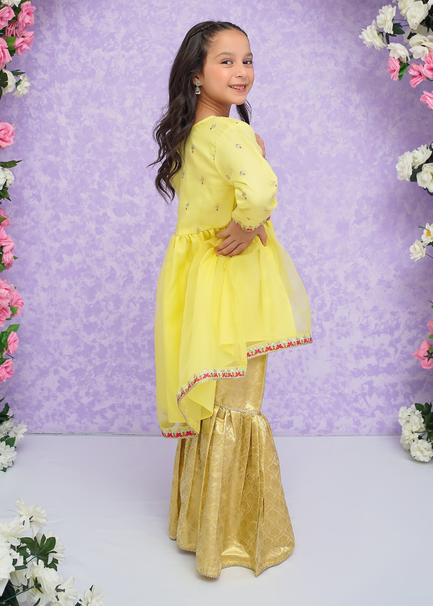 Modest Stitched 3 Piece Kids Festive Formals Edit-02 Collection'2024-Mehjabeen