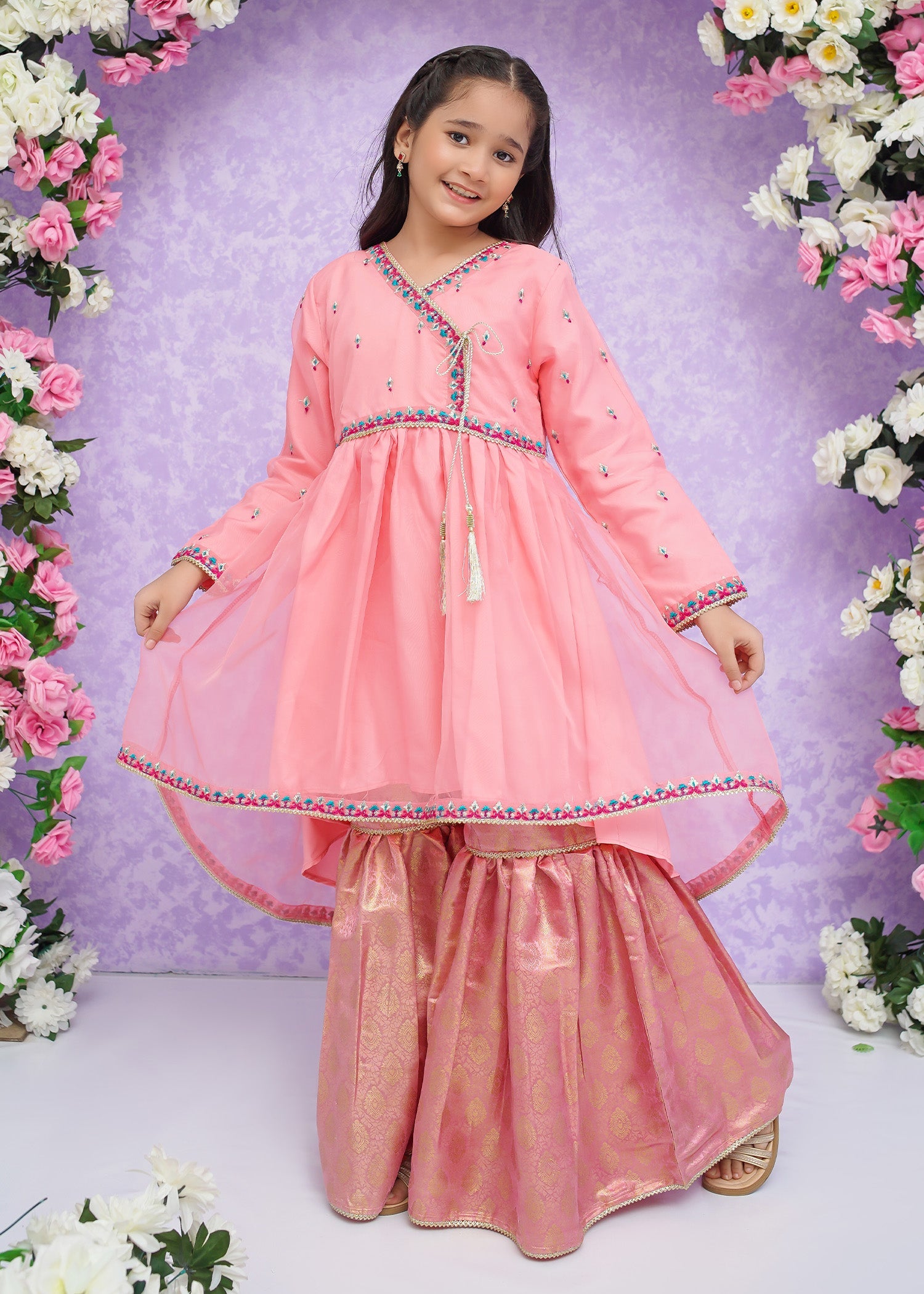 Modest Stitched 3 Piece Kids Festive Formals Edit-02 Collection'2024-Mah Hoor