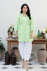 Everyday Edit By La Rosaa Stitched Vol-01 Collection'2024-LEE-24-06 Green - 1Pc