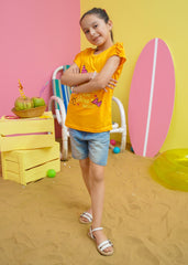 Modest Stitched Summer Kids Collection'2024-Shine Bright Graphic Tee