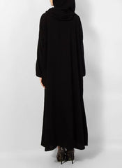 Hijab Ul Hareem Best Simple Style Black Abaya 0121-P