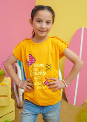 Modest Stitched Summer Kids Collection'2024-Shine Bright Graphic Tee