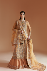 Celestique By Emaan Adeel Unstitched 3 Piece Wedding Formals Suit-EMBER