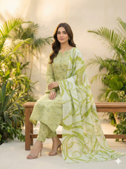 Dr Haris Unstitched 3 Piece Printed  Lawn Vol-03 Suit-DRP-022