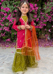 Modest Stitched 3 Piece Festive Collection-Noorani