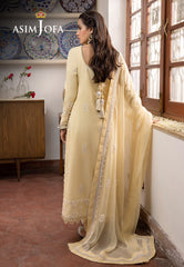 Asim Jofa Shadow Work '23 Ajsw-09 Embroidered Lawn Silk 3 Pcs