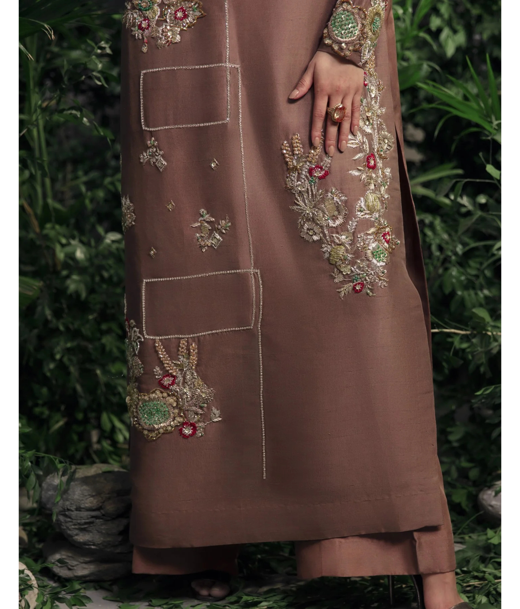 Luna By Mariam Malik Stitched 2 Piece Luxe Silk Pret Collection'2025-LUNA- Luxury Pret'24  - 9