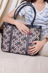 Fineur Strap  Canvas Tote Bag Twilight Patels