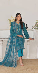 Doctori By Dr Haris Unstitched 3 Piece Lawn Suit-DOC-006