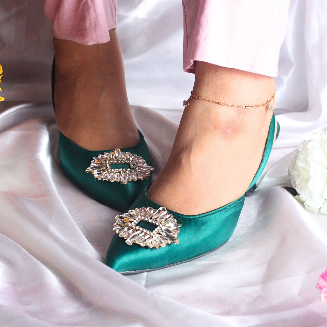 On Your Feets Heels-Christina Slingback Heeled